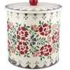 Antique Roses Biscuit Barrel