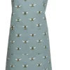 Bees Adult Apron Teal
