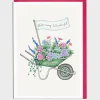 Blooming Wonderful Wheelbarrow Mother's Day Card