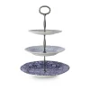 Blue Asiatic Pheasants / Calico / Felicity 3 Tier Cake Stand