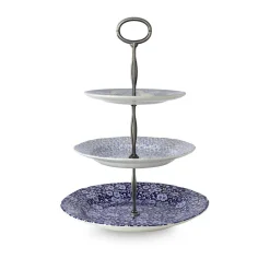 Blue Asiatic Pheasants / Calico / Felicity 3 Tier Cake Stand