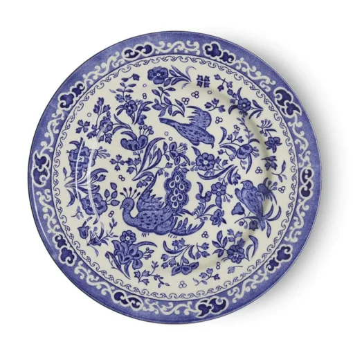 Blue Regal Peacock Plate 7 in