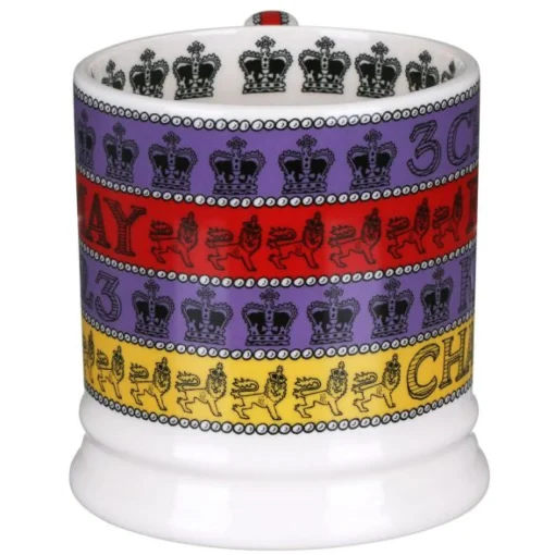 3 Cheers for King Charles III 1 Pint Mug