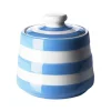 Cornishware Covered Sugar Pot