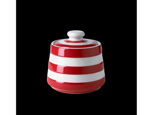 Cornishware Covered Sugar Pot