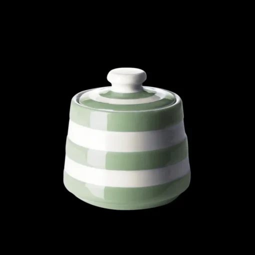 Cornishware Covered Sugar Pot