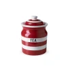 Cornishware Tea Storage Jar 84cl-- Red