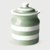 Cornishware Willow Green Large Storage Jar 168cl