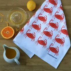 Crab Tea Towel