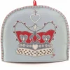 Duck Egg Blue Crown Wool Tea Cosy