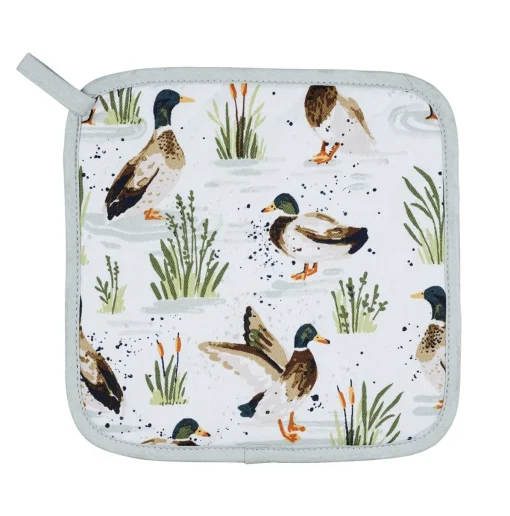 Farmhouse Ducks Pot Mat