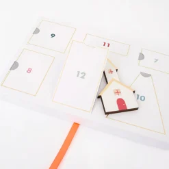 Festive Village Wooden Advent Calendar