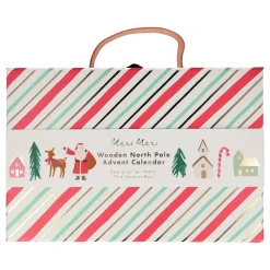 Festive Village Wooden Advent Calendar
