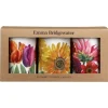 Flowers Set of 3 Round Caddies