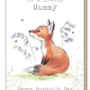 Fox with Bluebells "To A Lovely Mummy" Mother's Day Greetings Card