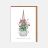'Geranium' Happy Mother's Day Card