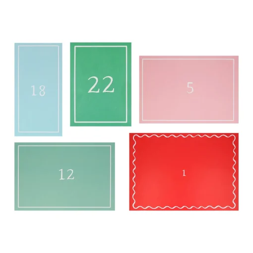 Gingerbread Sticker Advent Calendar