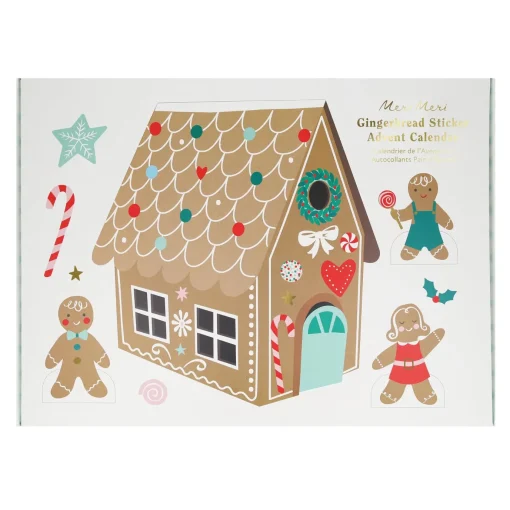 Gingerbread Sticker Advent Calendar