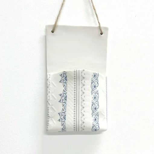 Hanging Planter Pocket - Safflower