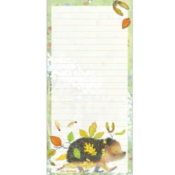 Hedgehog with Leaves Lined Magnetic Pad