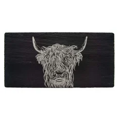Highland Cow Slate Table Runner