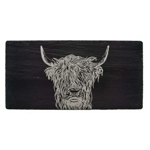 Highland Cow Slate Table Runner