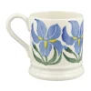 Iris Hand-Stamped 1/2 Pint Mug