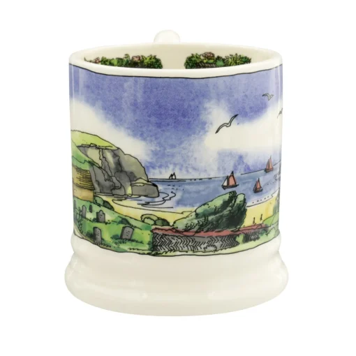 Landscapes of Dreams Cornish Beaches 1/2 Pint Mug