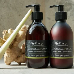 Lemongrass & Ginger Hand & Body Organic Lotion 300ml