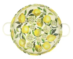 Lemons Large Handled Tray