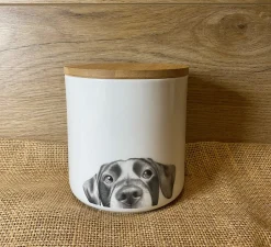 Lenny the Labrador Fine Bone China Storage Jar
