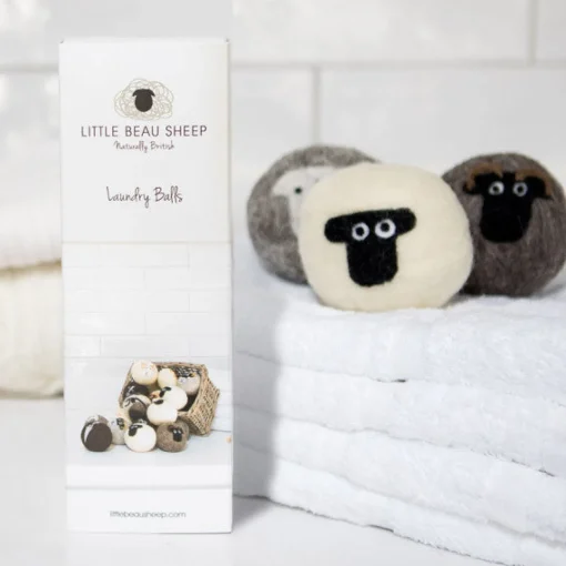 Little Beau Sheep Wool Dryer Balls - pack of 3
