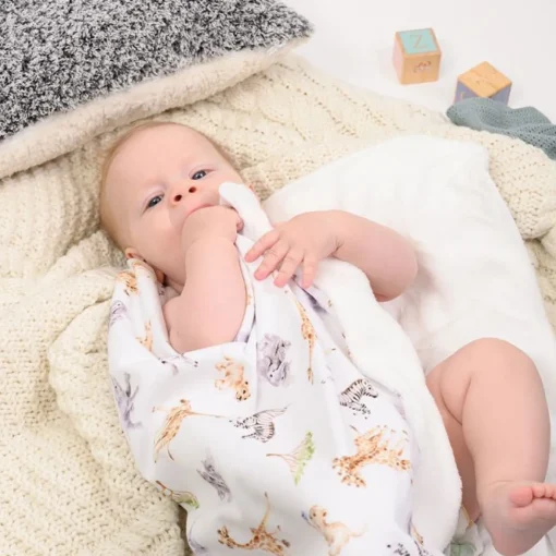 'Little Savannah' African Animals Baby Blanket
