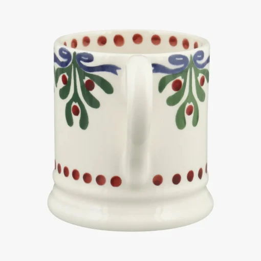 Mistletoe Garland 1/2 Pint Mug