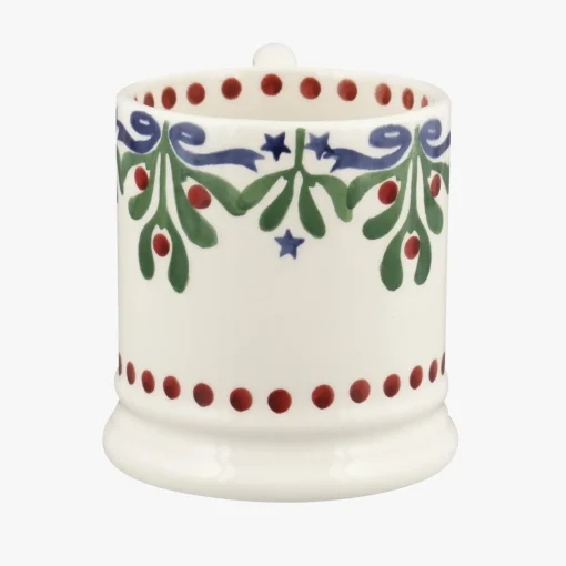 Mistletoe Garland 1/2 Pint Mug