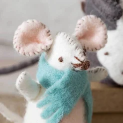 Mouse Family Wool Mix Felt Craft Kit