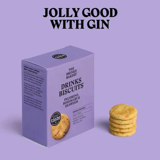 Pecorino, Rosemary and Seaweed Drinks Biscuits 110g