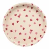 Pink Hearts Deepwell Tin Tray