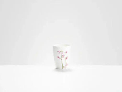 Pink Sweet Pea Beaker
