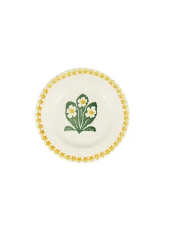 Primrose Hand-Stamped  6 1/2 inch Plate