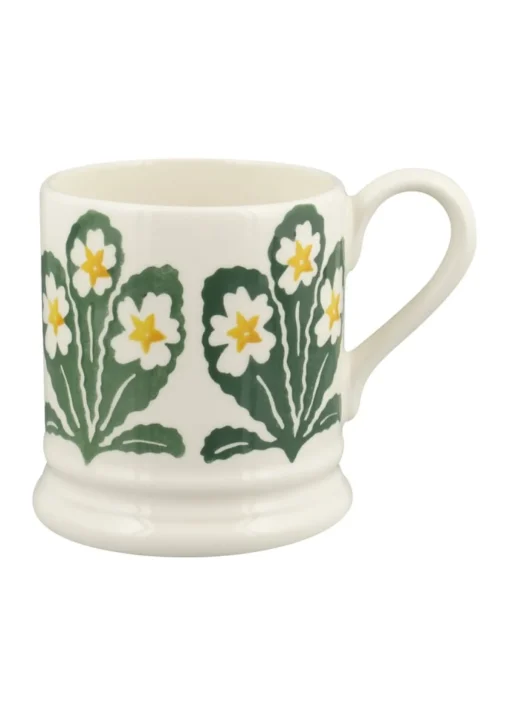 Primrose Hand-Stamped 1/2 Pint Mug