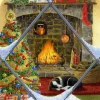 Puppy Dreams at Christmas 1000 Piece Jigsaw Puzzle