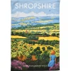 Shropshire Blue Remembered Hills Tea Towel