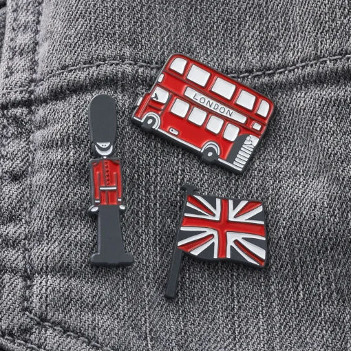 Union Jack  Enamel Pin Badge