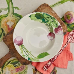 Vegetable Garden Turnip Soup Plate