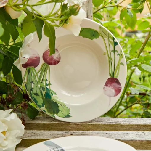 Vegetable Garden Turnip Soup Plate