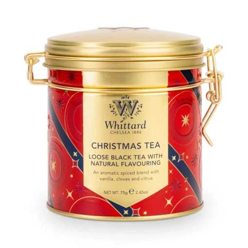 Whittard Christmas Tea Clip Top Caddy