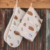 Woodland Animals Cotton Tea Towel