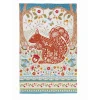 Woodland Squirrel Cotton Tea Towel