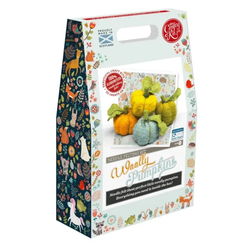 Woolly Pumpkins Needle Felting Kit